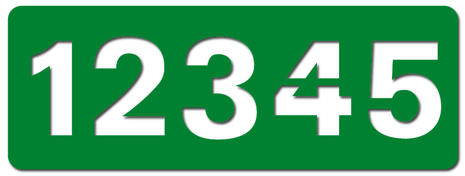 שבלונה מספרים - 7 ס"מ