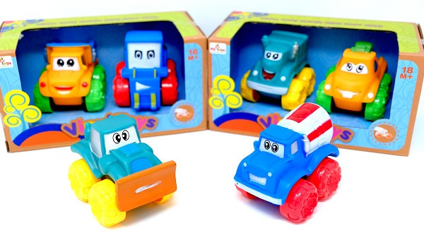 זוג מכוניות וניל על גלגלים