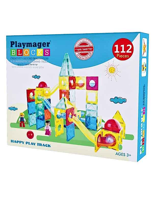 לונה פארק 112 חלקים מגנט Playmager