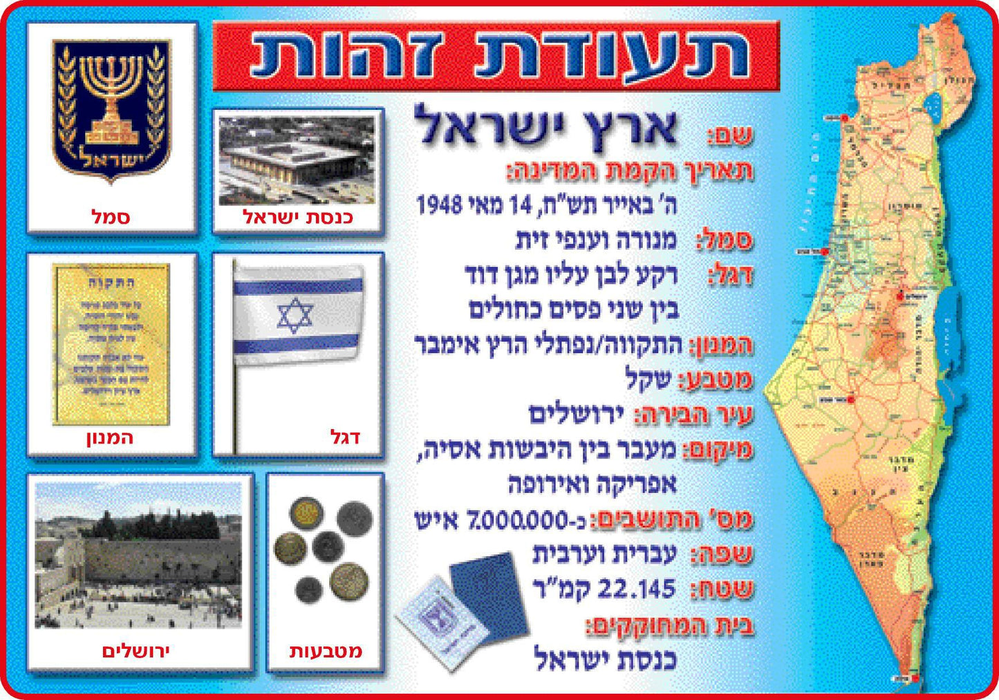 פלקט תעודת זהות