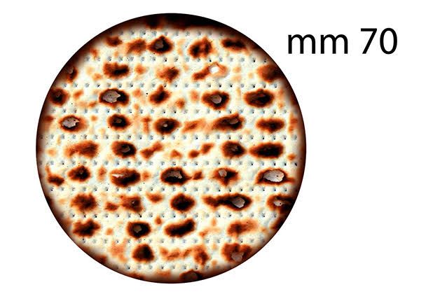 גזירות קרטון מצה עגולה 7 ס"מ