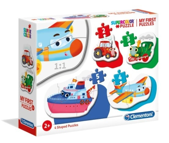 פאזל ראשון שלי כלי תחבורה 2-3-4-5 חלקים