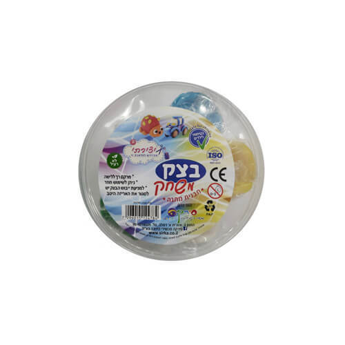 בצק משחק 5 צבעים + חותכן צורות במתנה