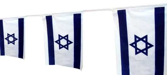 שרשרת דגלים בד
