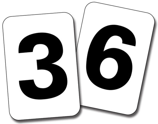 קלפי מספרים 0-10