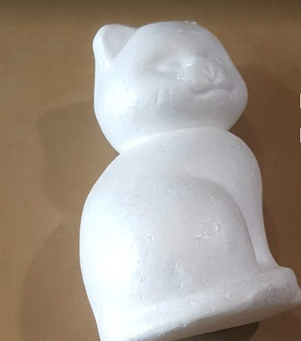 קלקר תלת מימד בצורת חתול