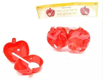 10 צלוחיות דבש+ 10 מקלות דבש