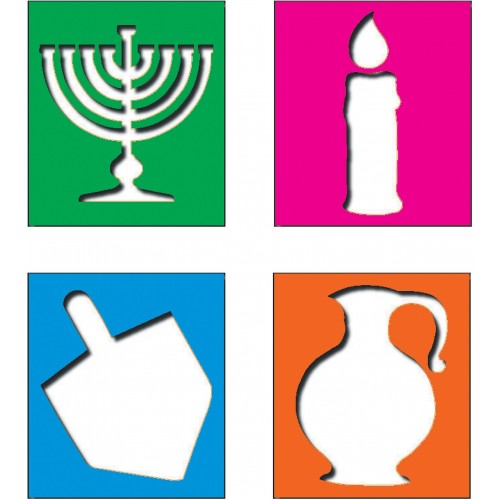 שבלונות סמלי חנוכה