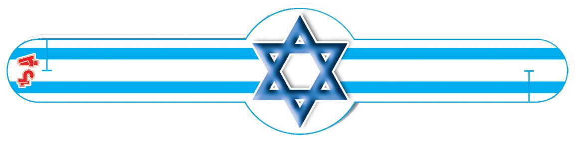 צמיד ליום העצמאות- דגל ישראל