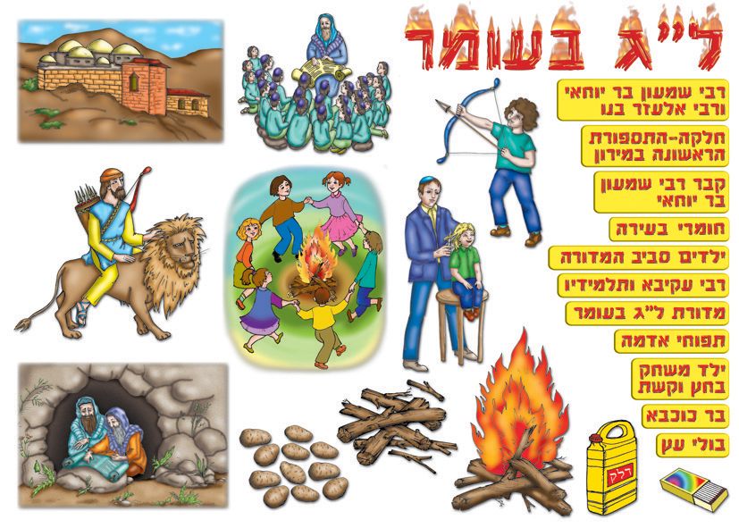 פלקט סמלי ל"ג בעומר