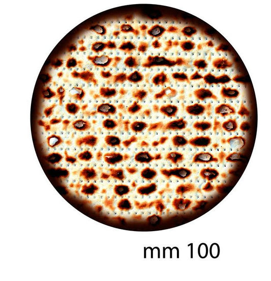 גזירות קרטון מצה עגולה 10 ס"מ