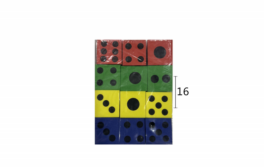 12 קוביות ספוג 4 ס"מ