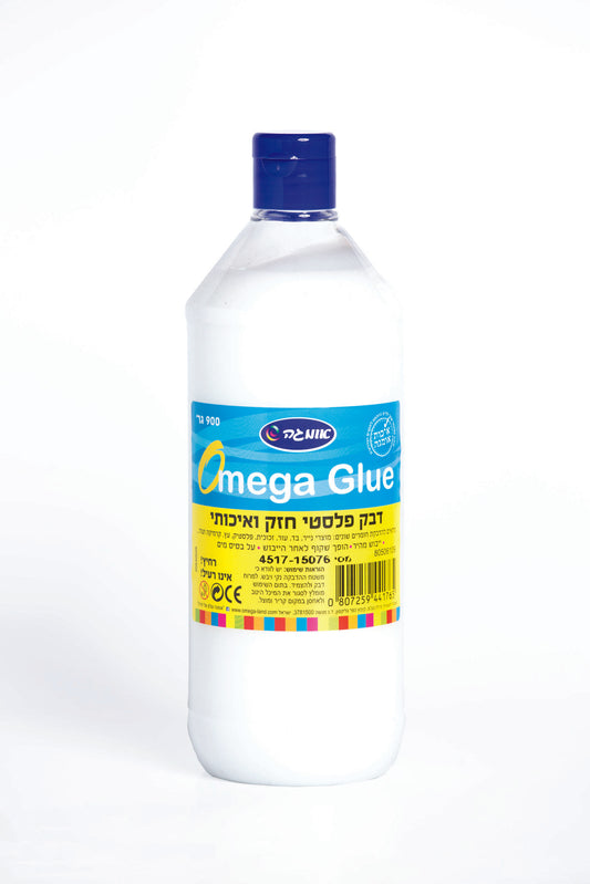 דבק פלסטי לבן 900 גרם- אומגה