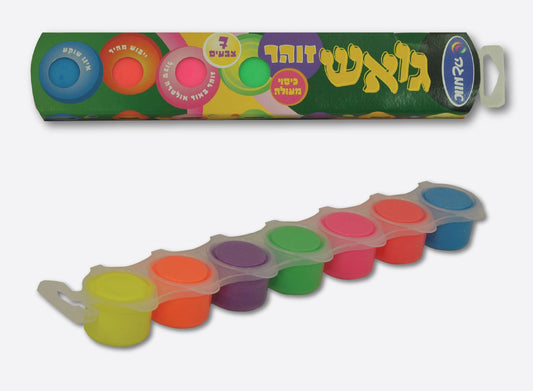 שרשרת גואש זוהר 7צבעים 20 מ"ל - אומגה