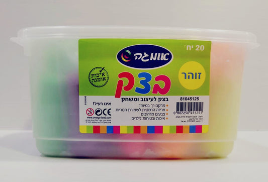 בצק זוהר בקופסא 20 יח' - אומגה