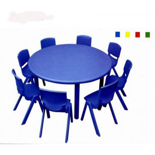 שולחן עגול מפלסטיק
