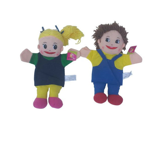 בובות כפפה ילד וילדה