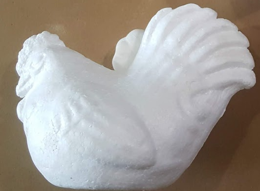 קלקר תלת מימד בצורת תרנגול